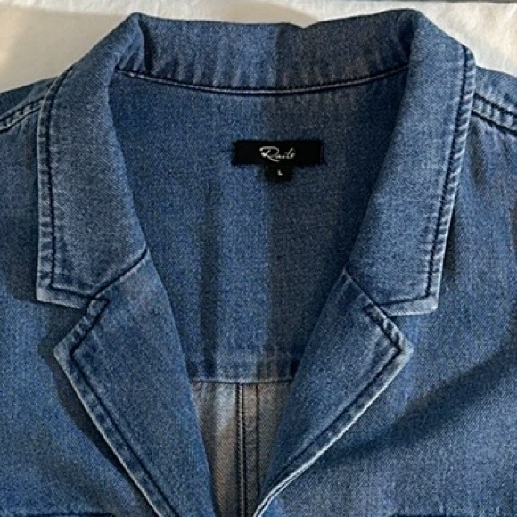 Rails Georgie Women’s Romper Size L In Blue Denim - Picture 13 of 15